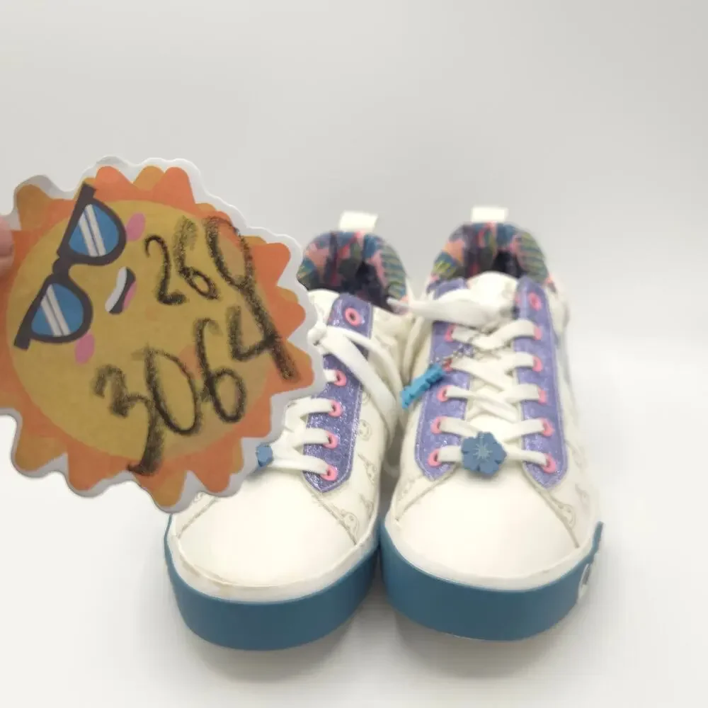 Disney Lilo & Stitch Womes Stitch Low Top Court Sneakers Lace Up Shoe Size 10